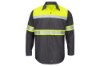 Picture of Red Kap Hi-Visibility Colorblock Ripstop Long Sleeve Work Shirt