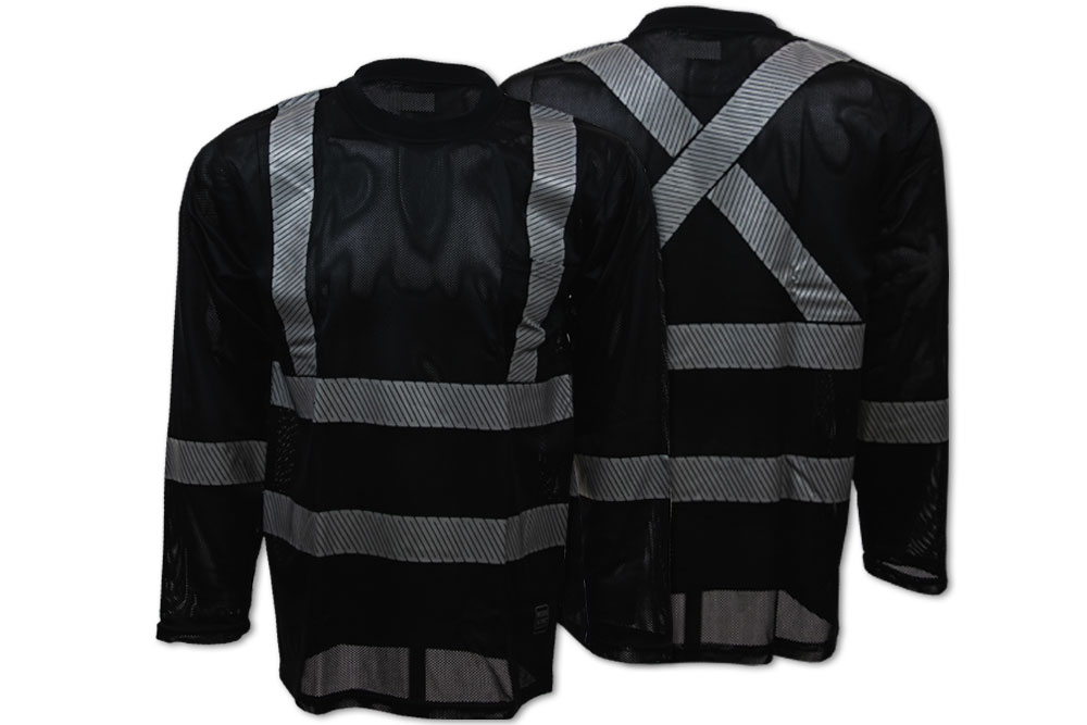 Picture of Tough Duck Safety Long Sleeve Safety Segmented Stripes T-Shirt