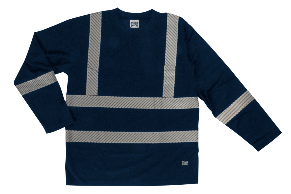 Picture of Tough Duck Safety Long Sleeve Safety Segmented Stripes T-Shirt