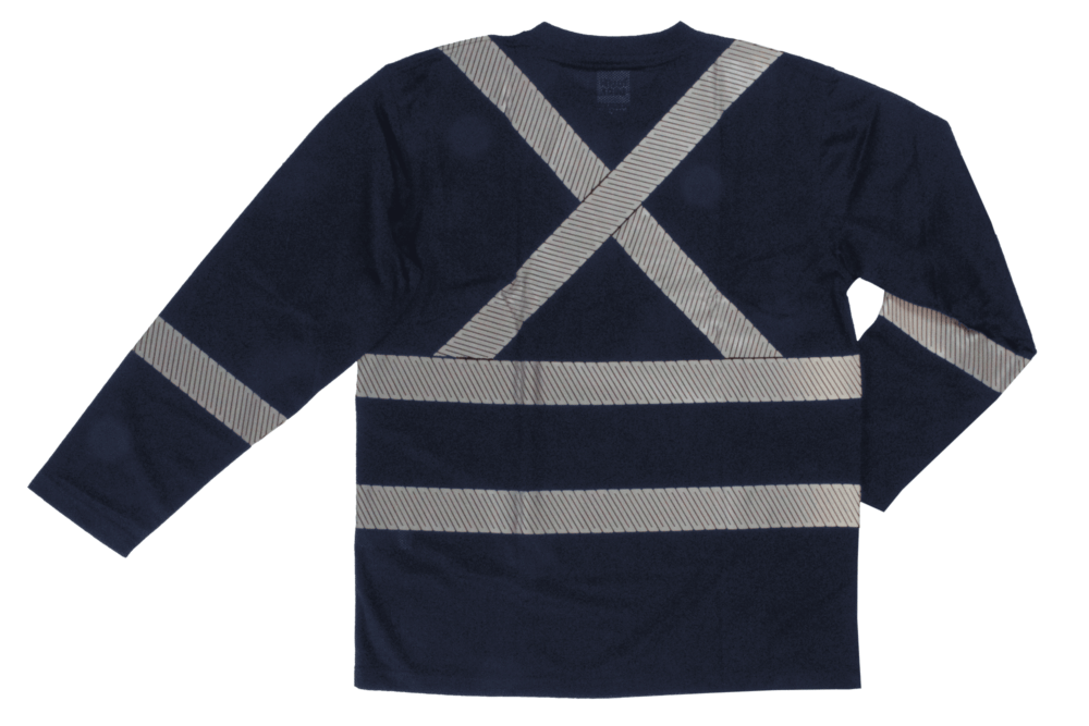 Picture of Tough Duck Safety Long Sleeve Safety Segmented Stripes T-Shirt