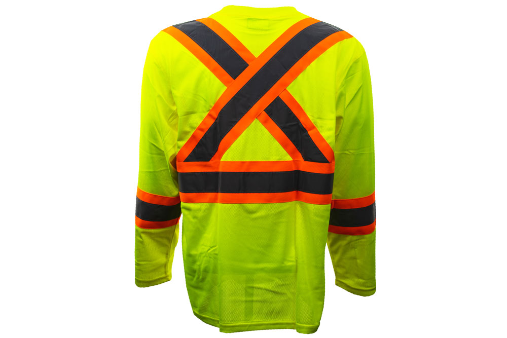 Picture of Tough Duck Safety Long Sleeve Mesh Safety T-Shirt