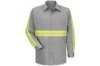 Picture of Red Kap Enhanced Visibility Long Sleeve Cotton Work Shirt