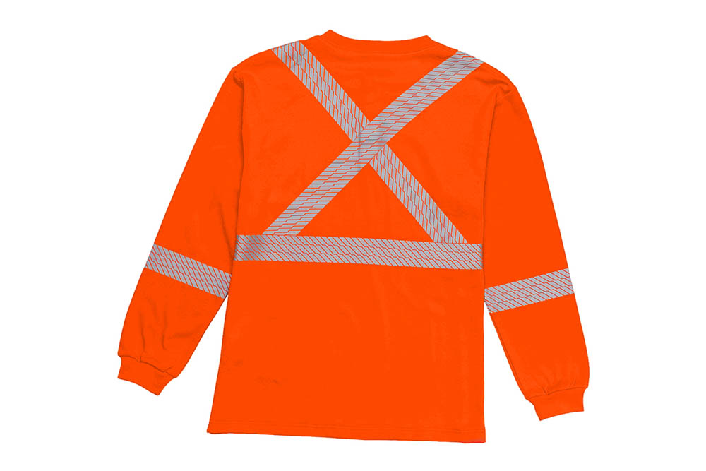 Picture of Tough Duck Safety Long Sleeve Safety Henley