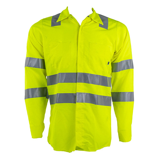 Picture of Red Kap Hi-Vis Long Sleeve Oilblok Class 3 Ripstop Work Shirt