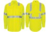 Picture of Red Kap Hi-Vis Long Sleeve Oilblok Class 3 Ripstop Work Shirt