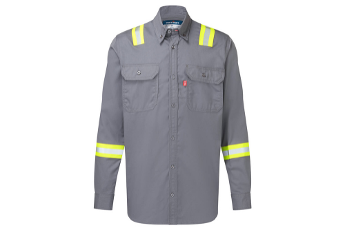 Picture of Portwest Bizflame 88/12 FR Long Sleeve Button Down Shirt