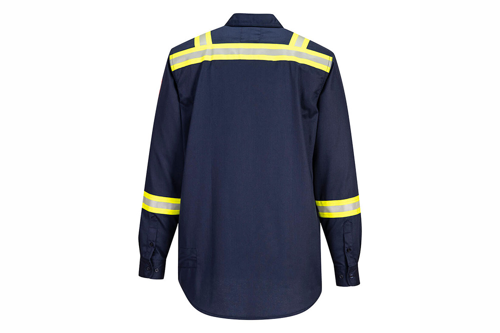 Picture of Portwest Bizflame 88/12 FR Long Sleeve Button Down Shirt