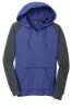 Picture of District Women's Lightweight Fleece Raglan Hoodie