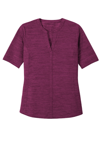 Picture of Port Authority Women's Stretch Heather Open Neck Top