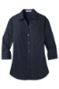 Picture of Port Authority Women's 3/4-Sleeve Carefree Poplin Shirt