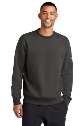 Picture of Nike Club Fleece Sleeve Swoosh Crew