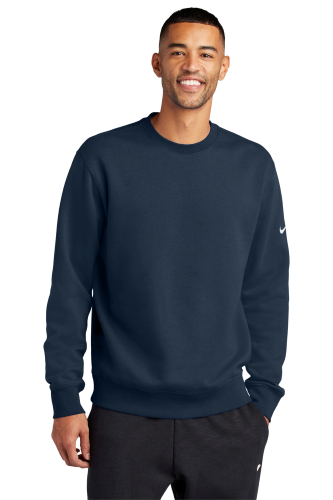 Picture of Nike Club Fleece Sleeve Swoosh Crew