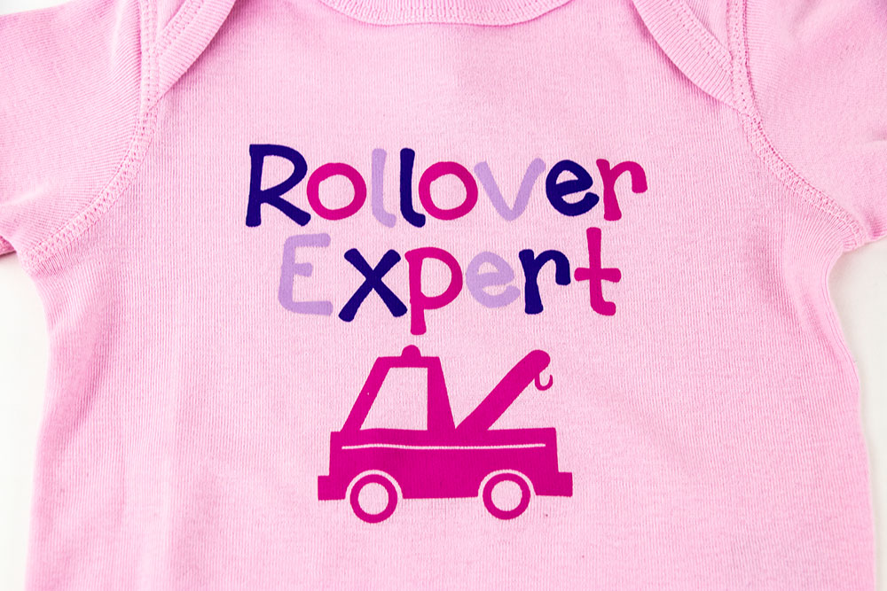 Picture of Zip's Rollover Expert Onesie
