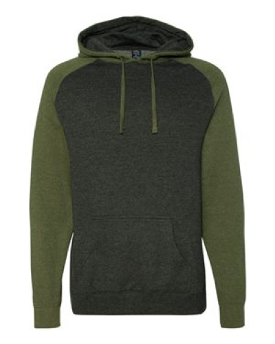 Picture of Independent Trading Co. Raglan Hooded Sweatshirt