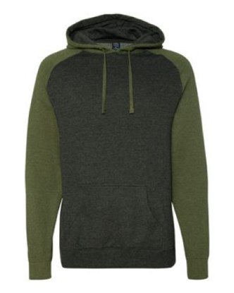 Picture of Independent Trading Co. Raglan Hooded Sweatshirt