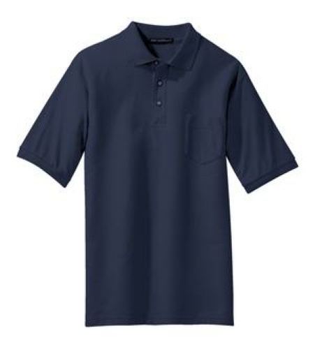 Picture of Port Authority Tall Silk Touch Polo with Pocket