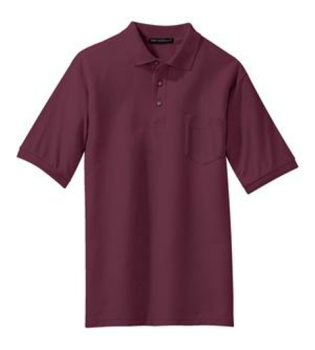 Picture of Port Authority Tall Silk Touch Polo with Pocket