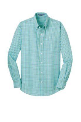 Picture of Port Authority Long Sleeve Gingham Easy Care Shirt