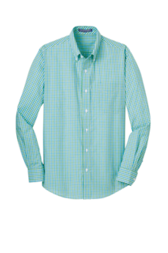 Picture of Port Authority Long Sleeve Gingham Easy Care Shirt