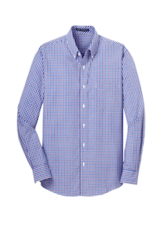 Picture of Port Authority Long Sleeve Gingham Easy Care Shirt
