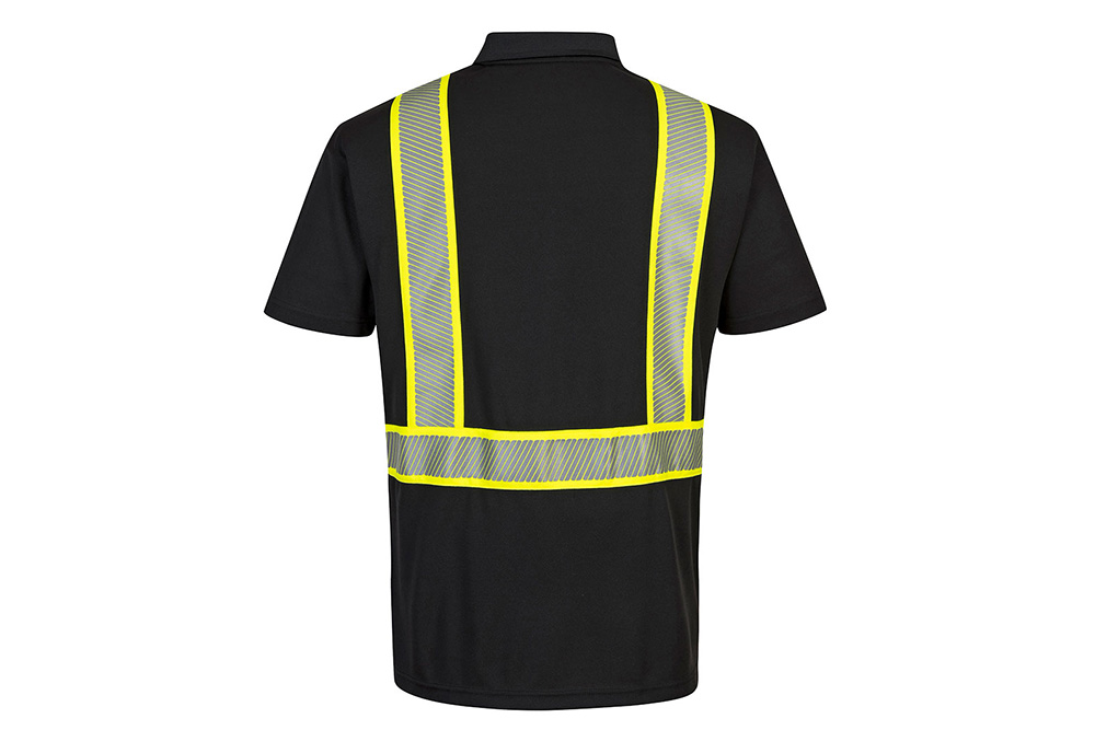Picture of Portwest Iona Plus Black Polo Shirt