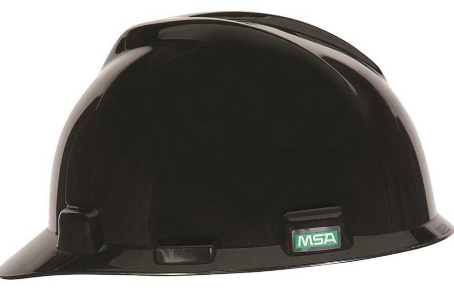 Picture of MSA Hard Hat, Staz-On Pin-Lock Suspension System, Black