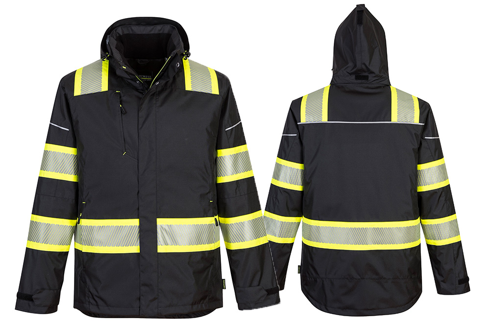 Picture of Portwest Iona Plus Black Winter Coat