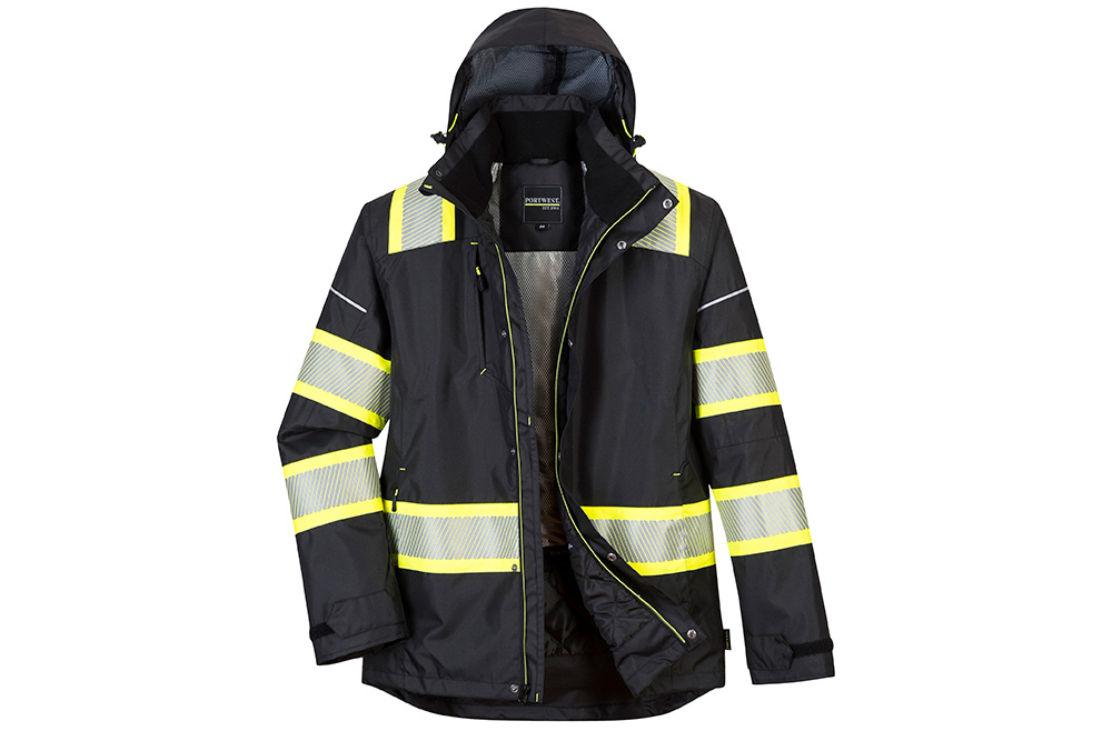 Picture of Portwest Iona Plus Black Winter Coat