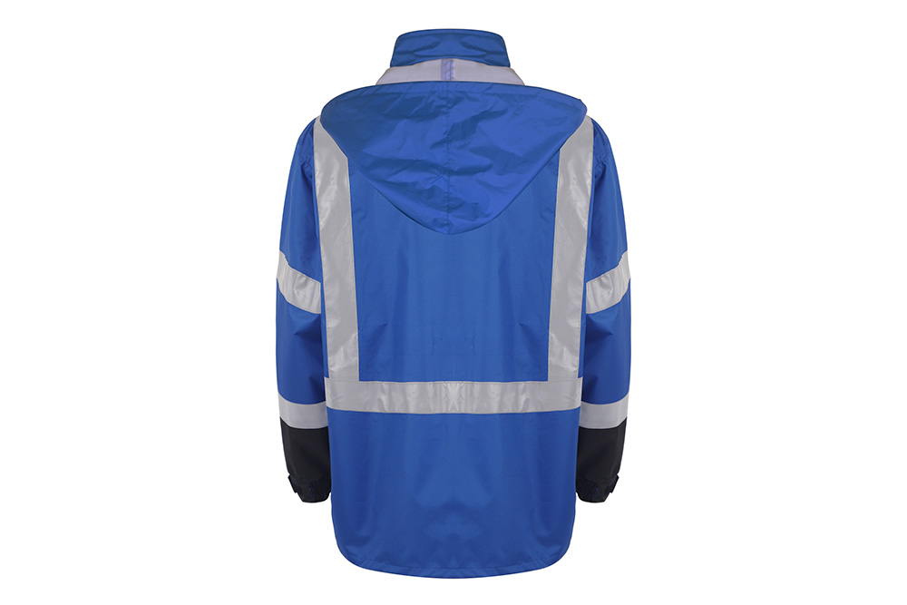Picture of GSS Safety Premium Hooded Rain Jacket with Black Bottom