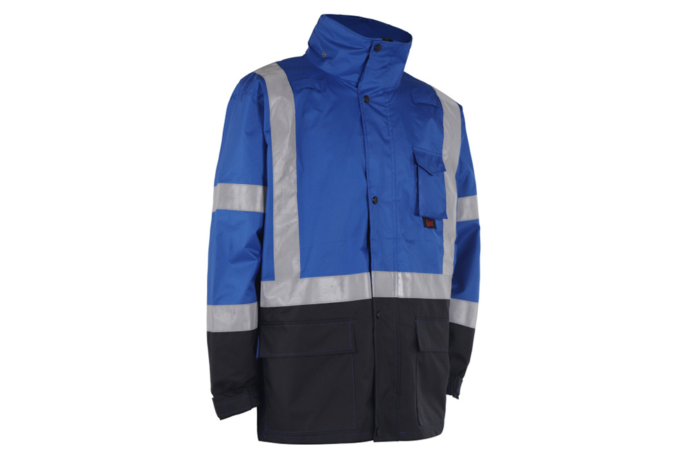 Picture of GSS Safety Premium Hooded Rain Jacket with Black Bottom