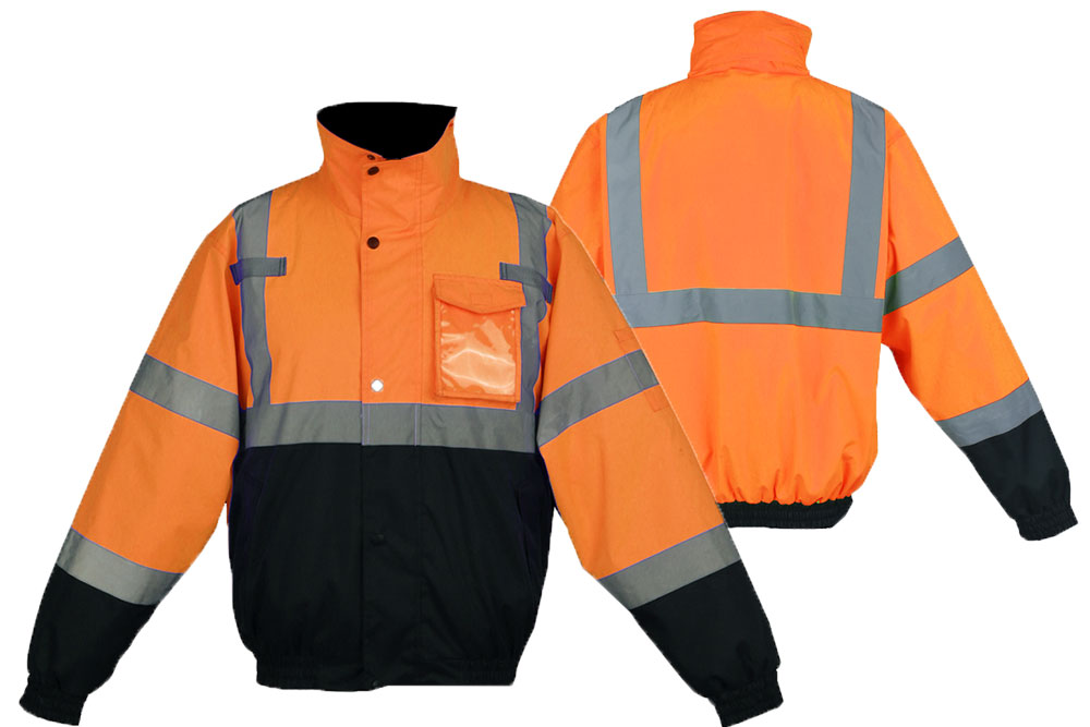 Picture of GSS Safety Class 3 Waterproof Quilt Lined Bomber with Black Bottom