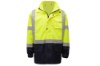 Picture of GSS Safety Premium Class 3 Hooded Rain Jacket with Black Bottom