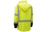Picture of GSS Safety Premium Class 3 Hooded Rain Jacket with Black Bottom