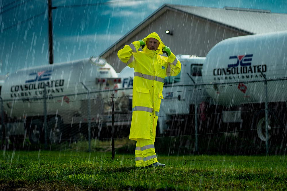 Picture of Portwest Sealtex Flame FR 50" Long Rain Coat