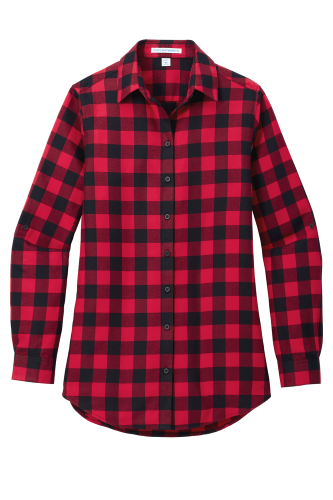 Picture of Port Authority Women's Plaid Flannel Tunic