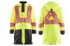 Picture of Blaklader Hi-Vis Long Rain Coat with Contracting Tape
