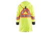 Picture of Blaklader Hi-Vis Long Rain Coat with Contracting Tape
