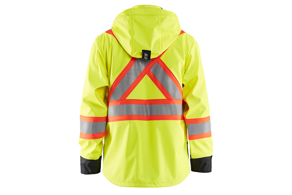 Picture of Blaklader Hi-Vis Rain Jacket with Contrasting Tape
