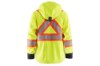 Picture of Blaklader Hi-Vis Rain Jacket with Contrasting Tape