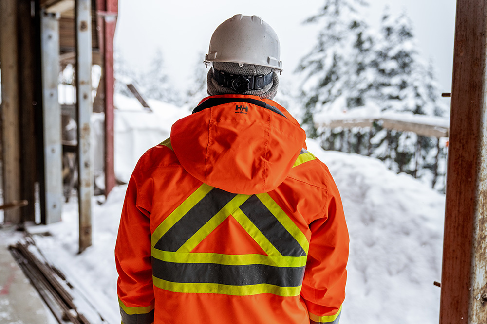 Picture of Helly Hansen Alta Hi-Vis Insulated Winter Jacket with Contrasting Tape
