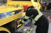 Picture of Tough Duck Safety Hi-Vis Packable Rain Jacket