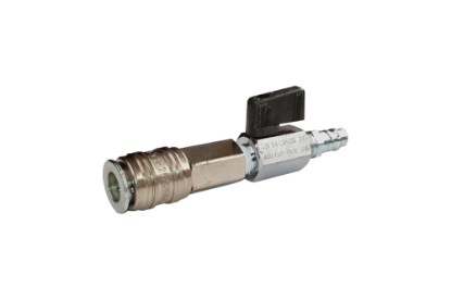 Picture of Sava in-line shut off valve with 1/4" EU interchange coupler