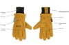 Picture of Kinco HydroFlector Lined Water-Resistant Premium Suede Cowhide Driver Gloves