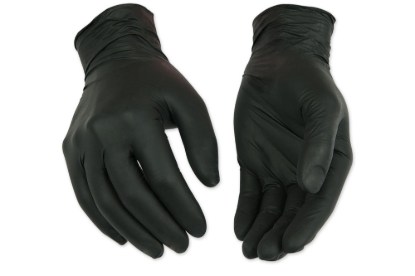 Picture of Kinco Disposable Black Powder-Free 5 Mil Nitrile Gloves