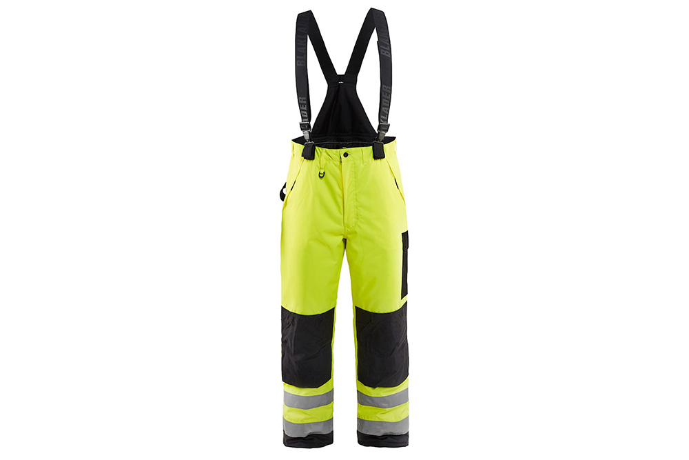 Picture of Blaklader Hi-Vis Lined Shell Bibs/Pants