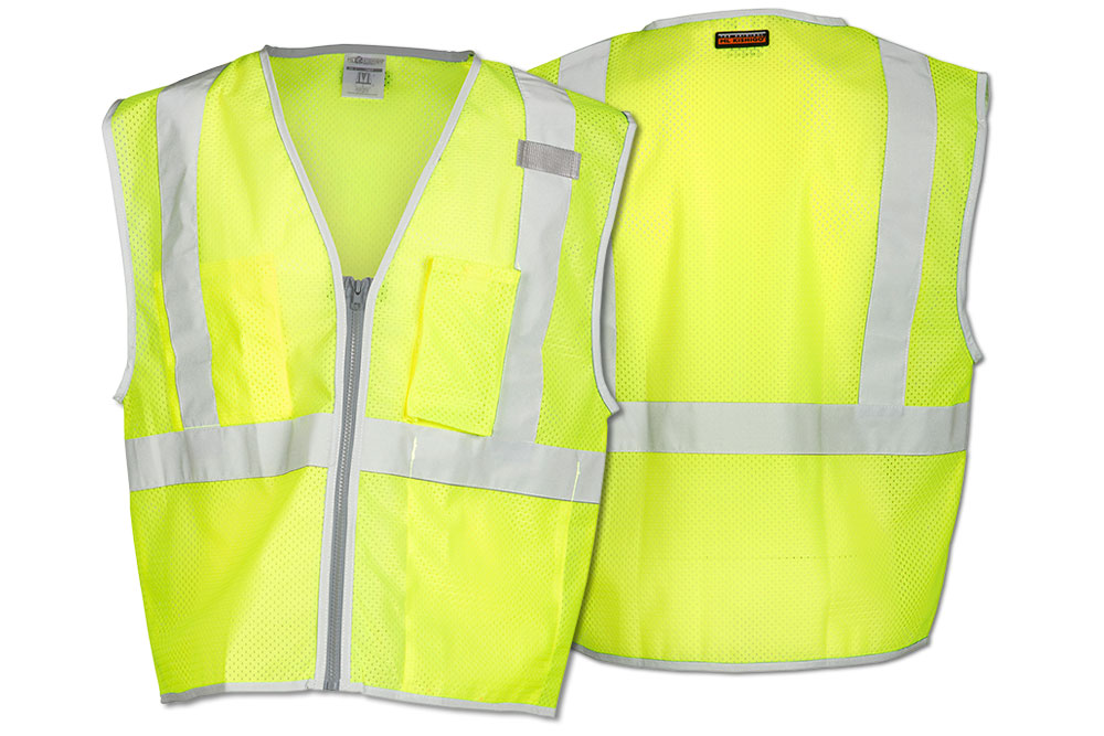 Picture of Kishigo Class 2 Brilliant Series Economy 3 Pocket Zipper Mesh Vest