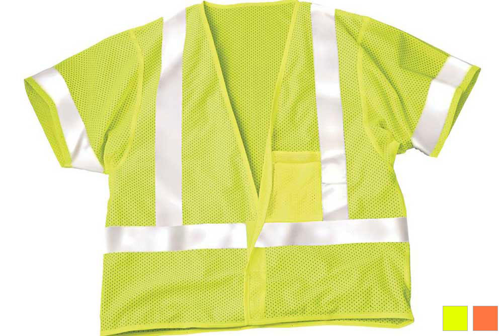 Picture of Kishigo Class 3 Velcro Vest with Silver Tape