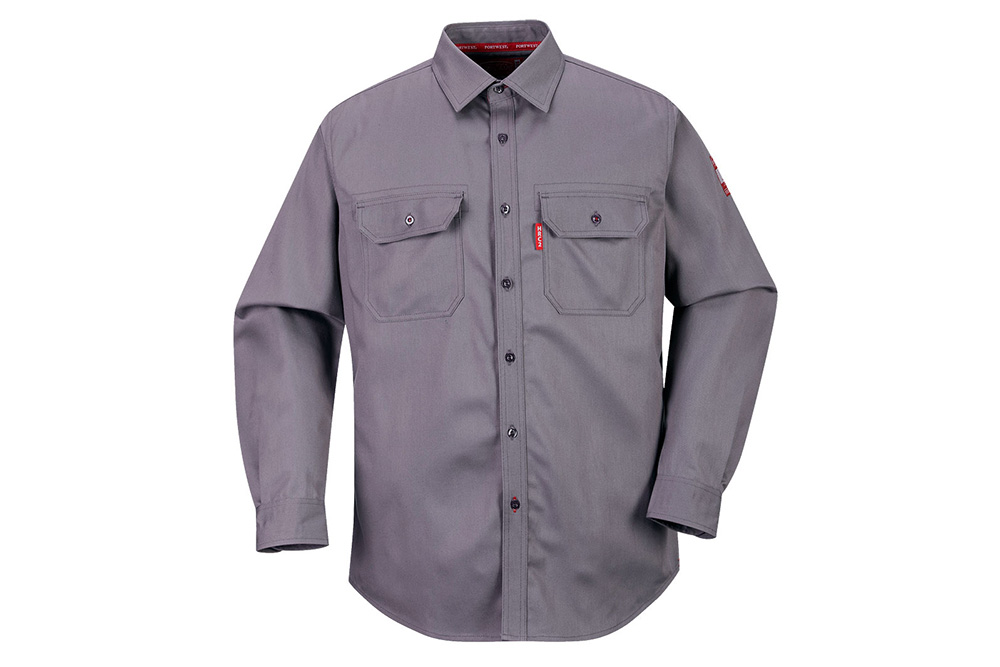 Picture of Portwest Bizflame 88/12 FR Long Sleeve Button-Up Shirt