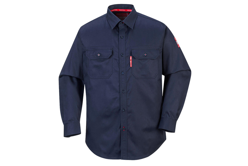 Picture of Portwest Bizflame 88/12 FR Long Sleeve Button-Up Shirt