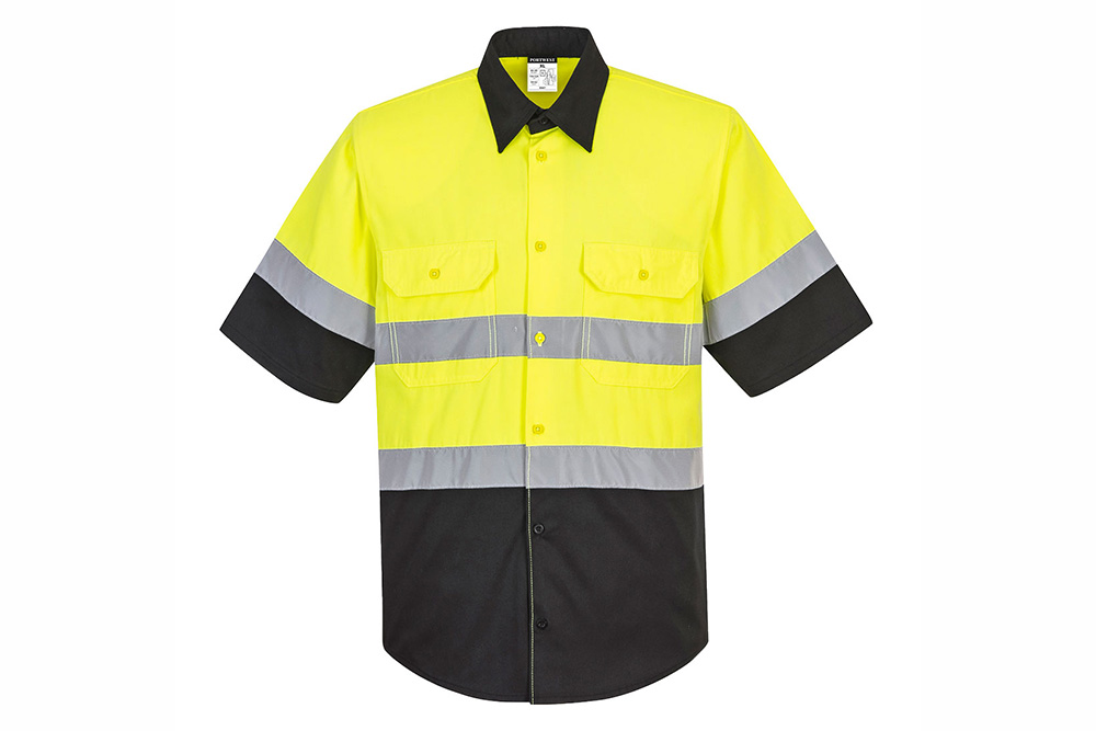 Picture of Portwest Two Tone Short Sleeve Button Up Work Shirt